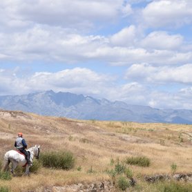 Reiter in den Gredos Mountains