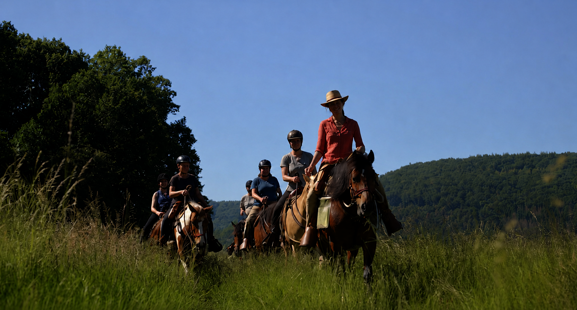 Wanderreiten in der Eifel - im Westernsattel durch Rureifel und Nationalpark